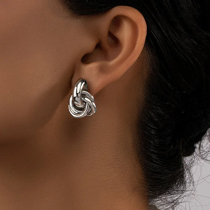 Gold Double Hoop Earrings