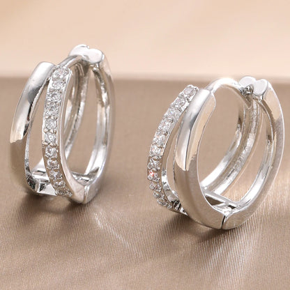 Trendy Zircon Earrings
